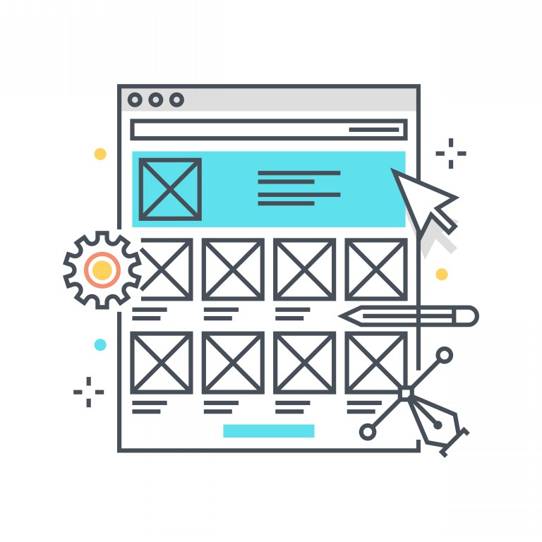 frame dalam web desain