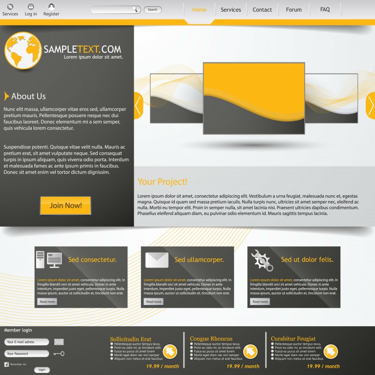 website navigation